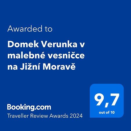 Domek Verunka V Malebne Vesnicce Na Jizni Morave Svatoborice Kültér fotó